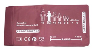 वेल्च एलिन के लिए बड़े वयस्क टिकाऊ एनआईबीपी कफ