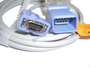 Nellcor OXIMAX DOC-10 Spo2 एडाप्टर केबल, 14PIN पुरुष 3M-> DB9F के साथ प्रयोग करें