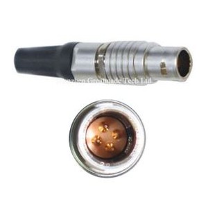 4 पिन 0 बी मेटल एविएशन इलेक्ट्रिक कनेक्टर, छोटी केबल पुरुष महिला कनेक्टर, परिपत्र धातु धक्का प्लग प्लग सॉकेट