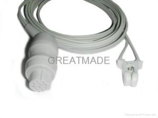 वयस्क कान क्लिप सेंसर, 10PIN महिला, एल = 3m