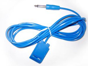 अनुकूलक केबल ६.३ संबंधक के साथ । कनेक्ट Monopolar डिस्पोजेबल प्लेट और Electrosurgical यूनिट