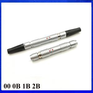 FGG PHG कनेक्टर 00 0B 1B 2B श्रृंखला पुश-पुल सेल्फ-लॉकिंग पुरुष स्ट्रेट प्लग / फीमेल सॉकेट