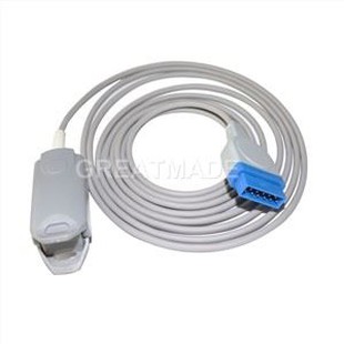 ऑक्सी-F4-संगत वयस्क फिंगर क्लिप Spo2 संवेदक जीई